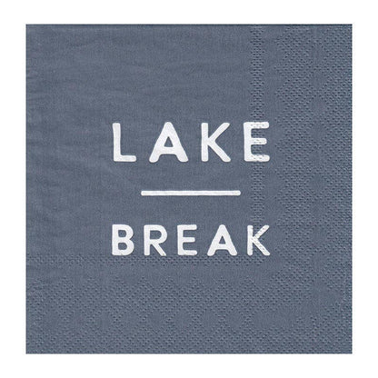 Lake Break Paper Cocktail Napkin