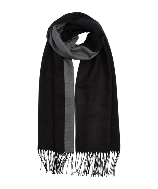 Black Double Face Scarf