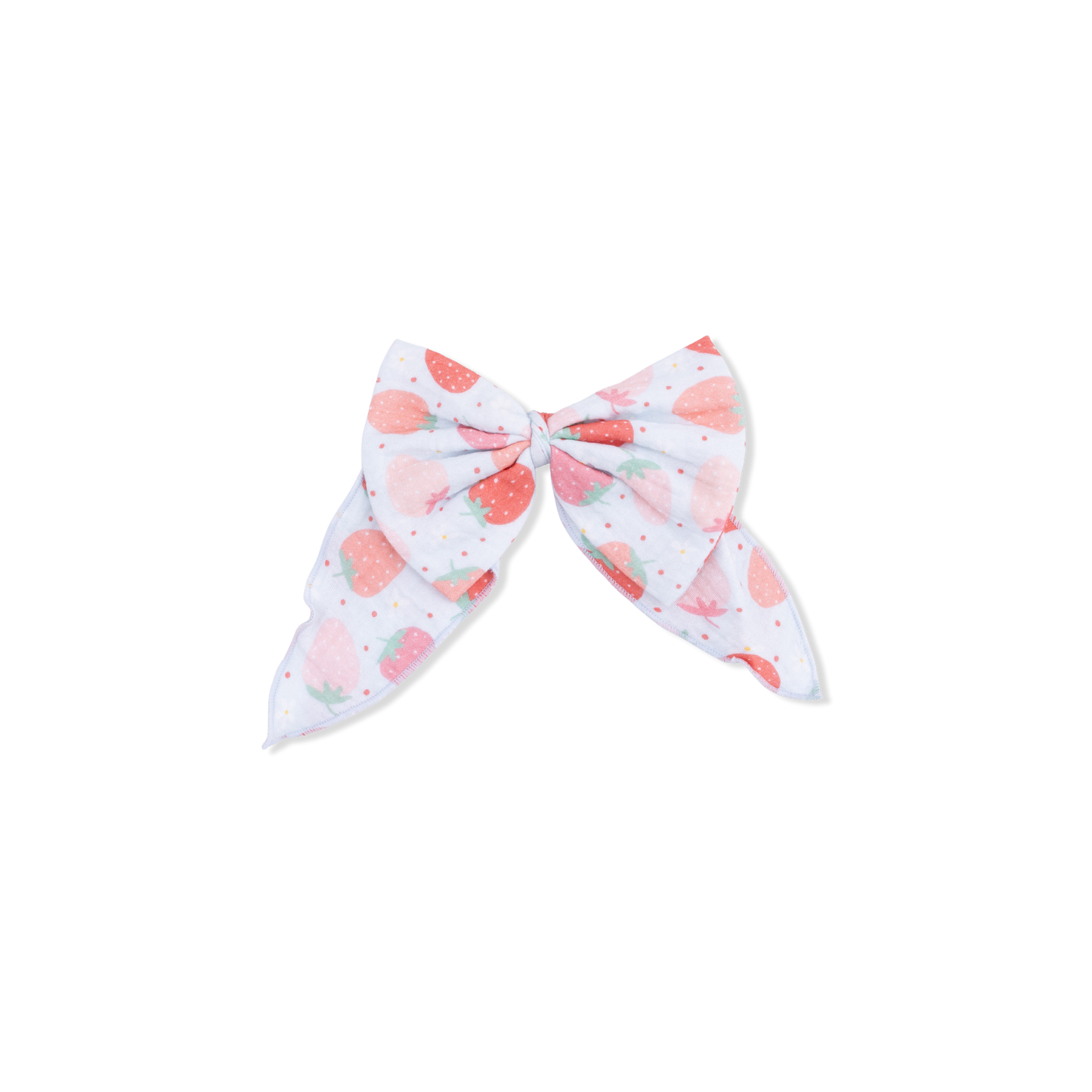 Angel Dear Strawberry Bliss | Large Bow