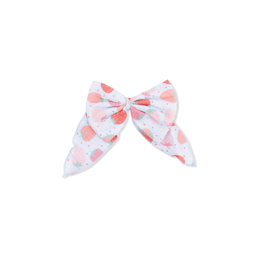 Angel Dear Strawberry Bliss | Large Bow