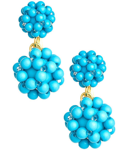 Lisi Lerch Kate Turquoise Cluster Earring