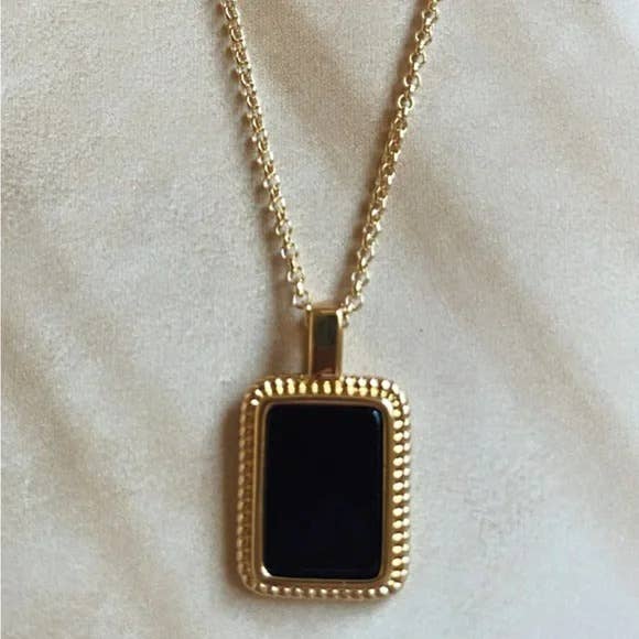 Gold Dark Horse Necklace