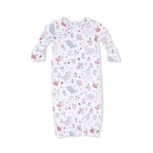 Angel Dear Garden Sea Creatures | Kimono Gown 0-3 Months