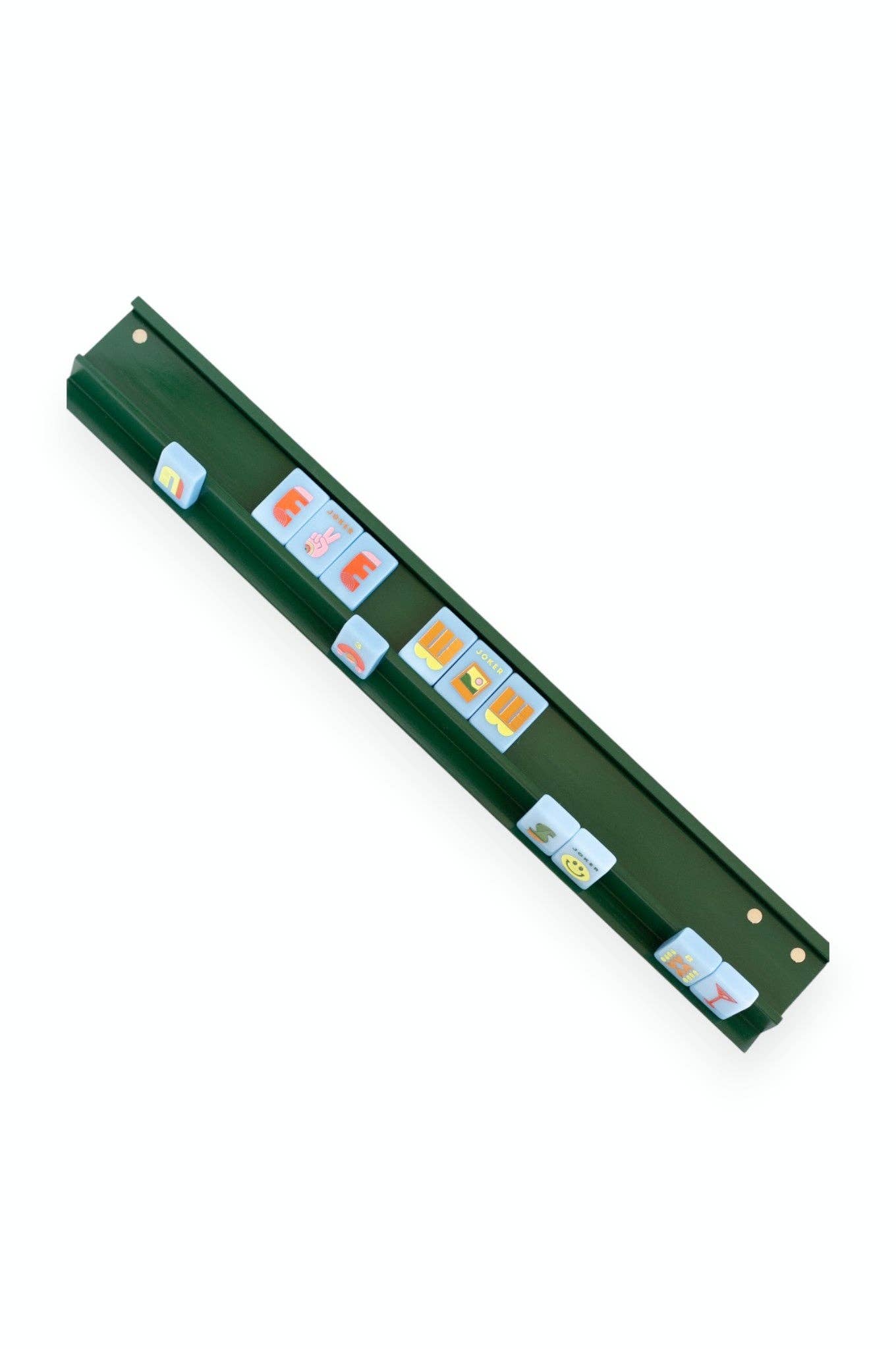 Peace Love Mahjong Mahjong Racks & Pushers | White