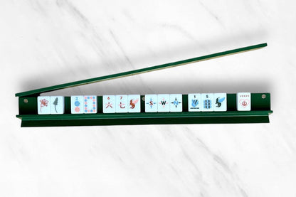 Peace Love Mahjong Mahjong Racks & Pushers Oak
