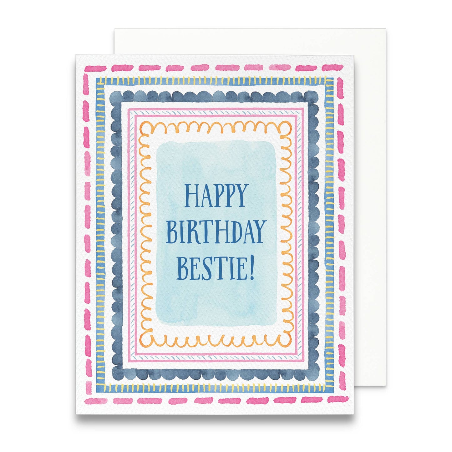 Happy Birthday Bestie Greeting Card