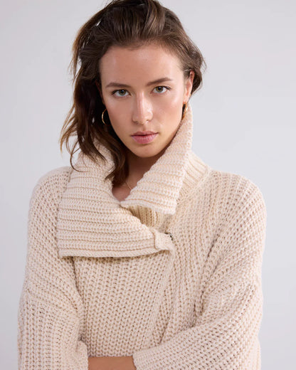 Summum Chunky Merino Ivory Cardigan