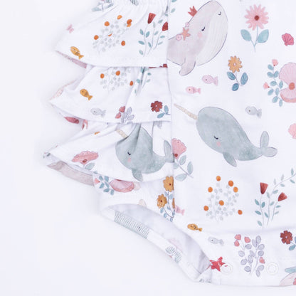 Angel Dear Garden Sea Creatures | Ruffle Sunsuit