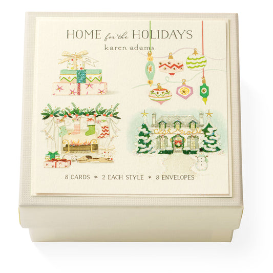 Karen Adams Designs Home for the Holidays Gift Enclosure Box