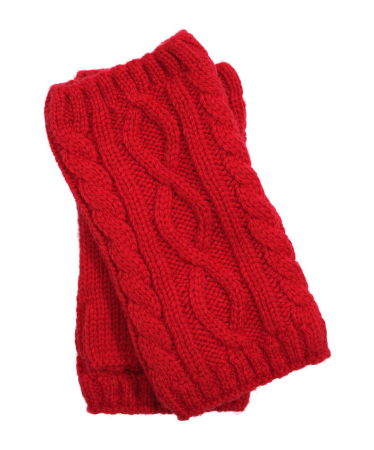 Mixed Cable Handwarmer- Cherry