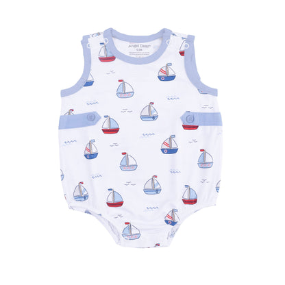 Angel Dear Bubbly Sailboats | Blue Bubble