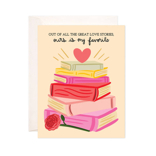 Great Love Stories Greeting Card