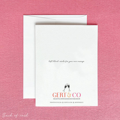 Congrats on Your New Bébé Greeting Card | Baby Shower Card