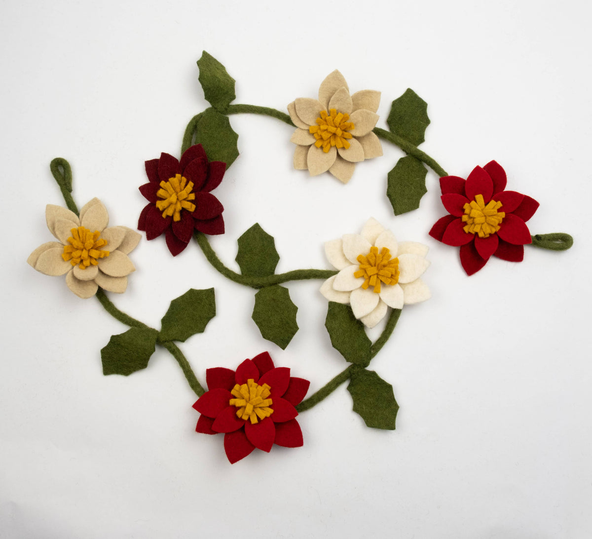 Christmas Garland | Poinsettia