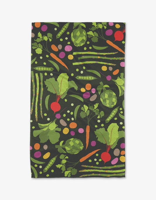 Geometry Spring Sprout Tea Towel