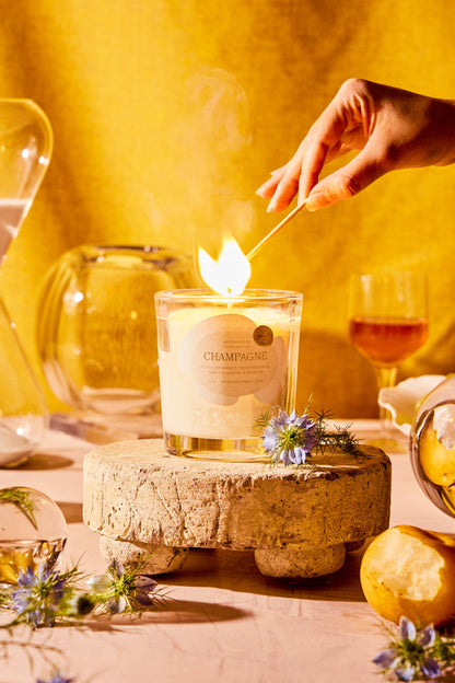 Rewined Champagne Candle