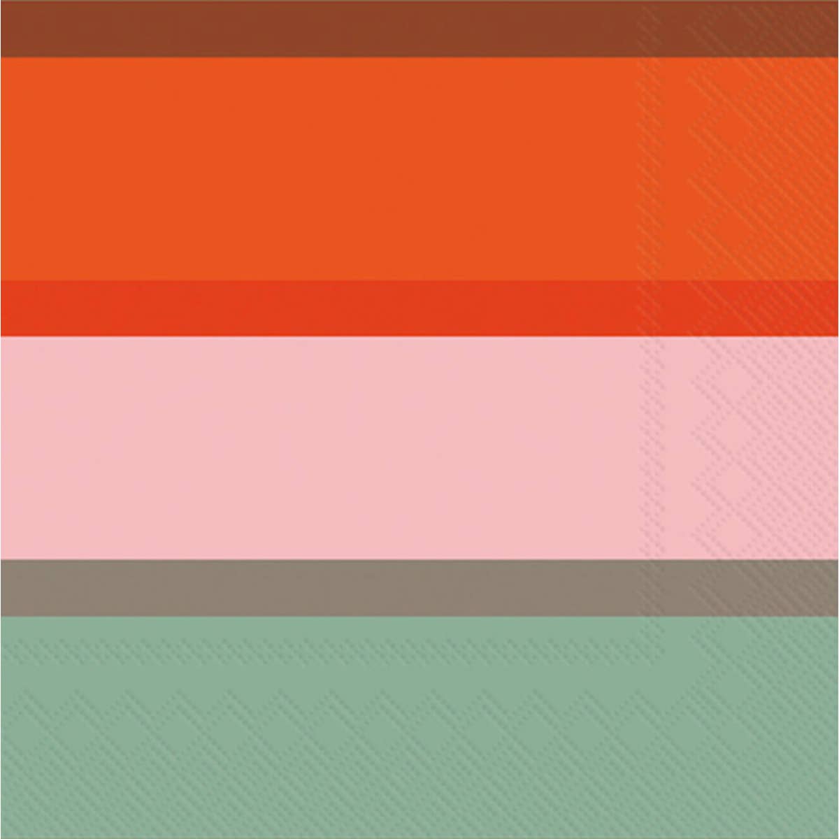 Hennika Orange Paper Cocktail Napkin