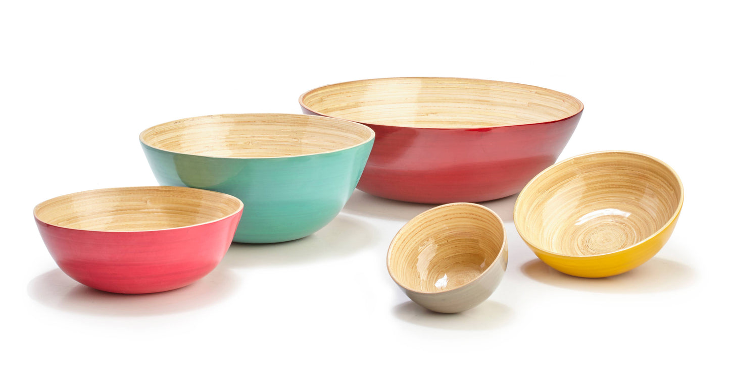 Bamboo Classic Bowl: Turquoise