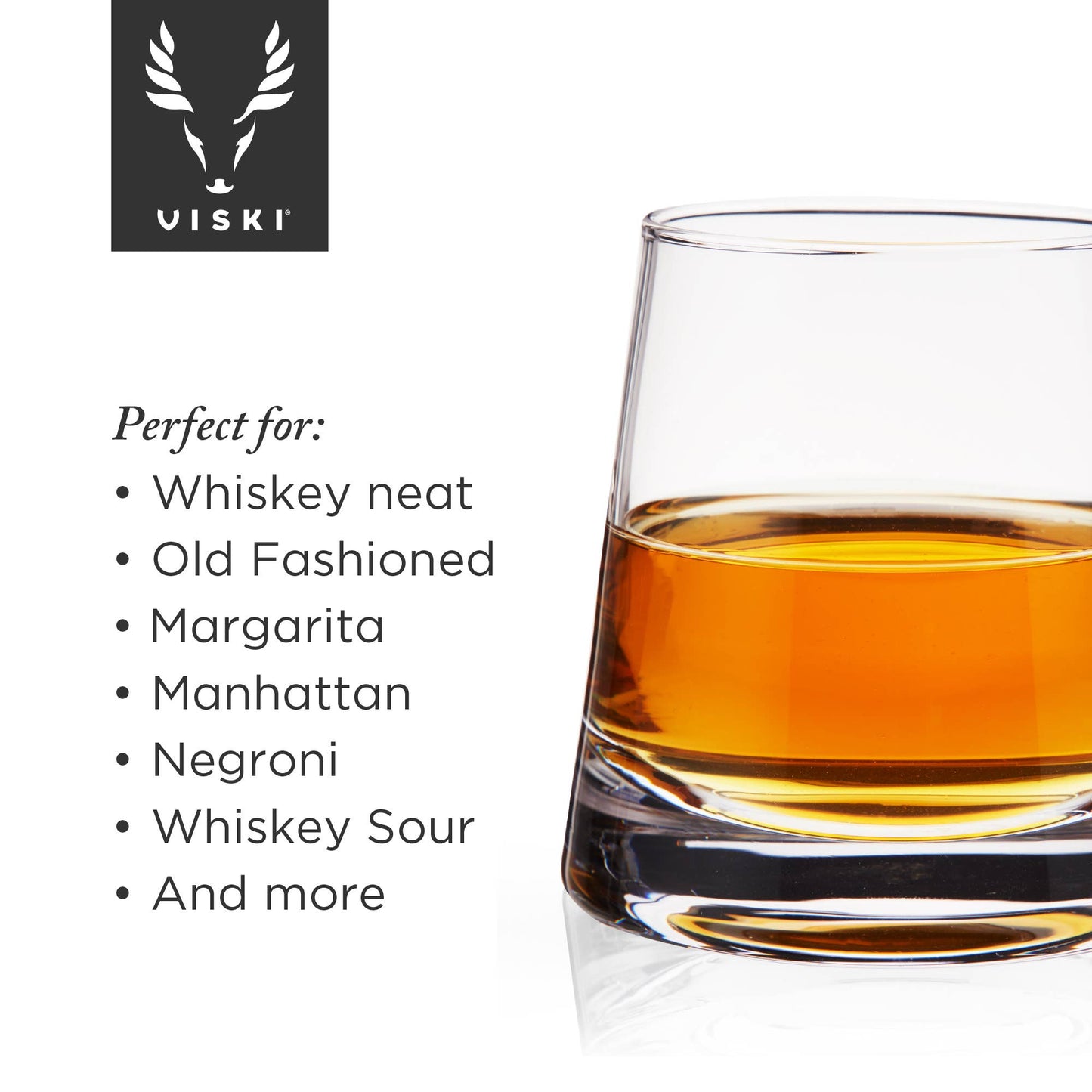 Raye™ Burke Crystal Whiskey Glasses Set of 2