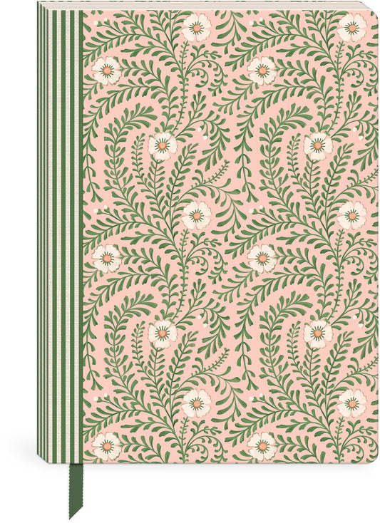 Pink Floral Softcover Journal