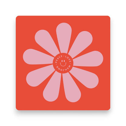 Peace Love Mahjong Mat | Flower Cherry Bloom