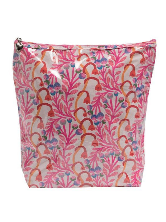 Cosmetic Bag (Large) - Strawberry Vine