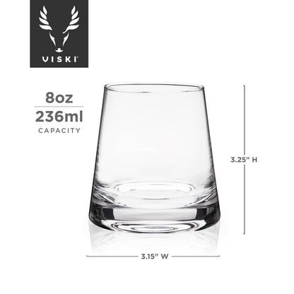 Raye™ Burke Crystal Whiskey Glasses Set of 2