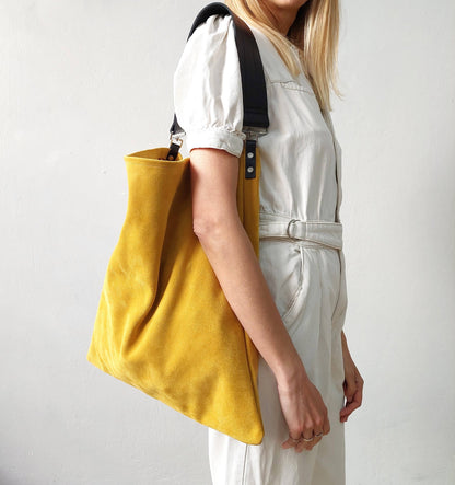 ANA KOUTSI - Akathi Soft Bag in Mustard