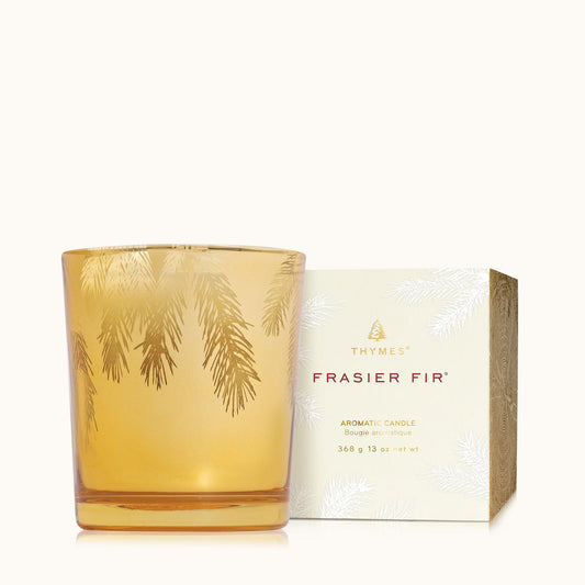 Frasier Fir Poured Gilded Candle- 13oz
