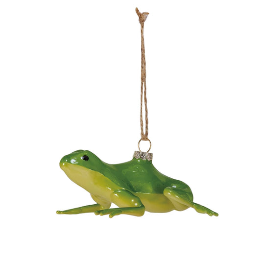 Hand-Painted Frog Ornament