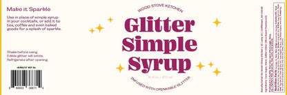 Glitter Simple Syrup | 16 fl oz