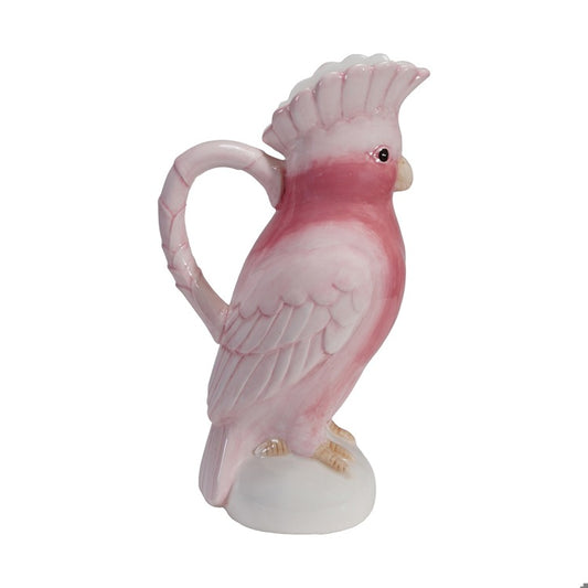 Ceramic Cockateel Shaped Pitcher