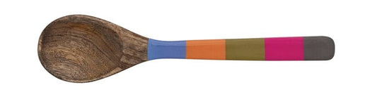 Multi Striped Pink Wooden Spoon