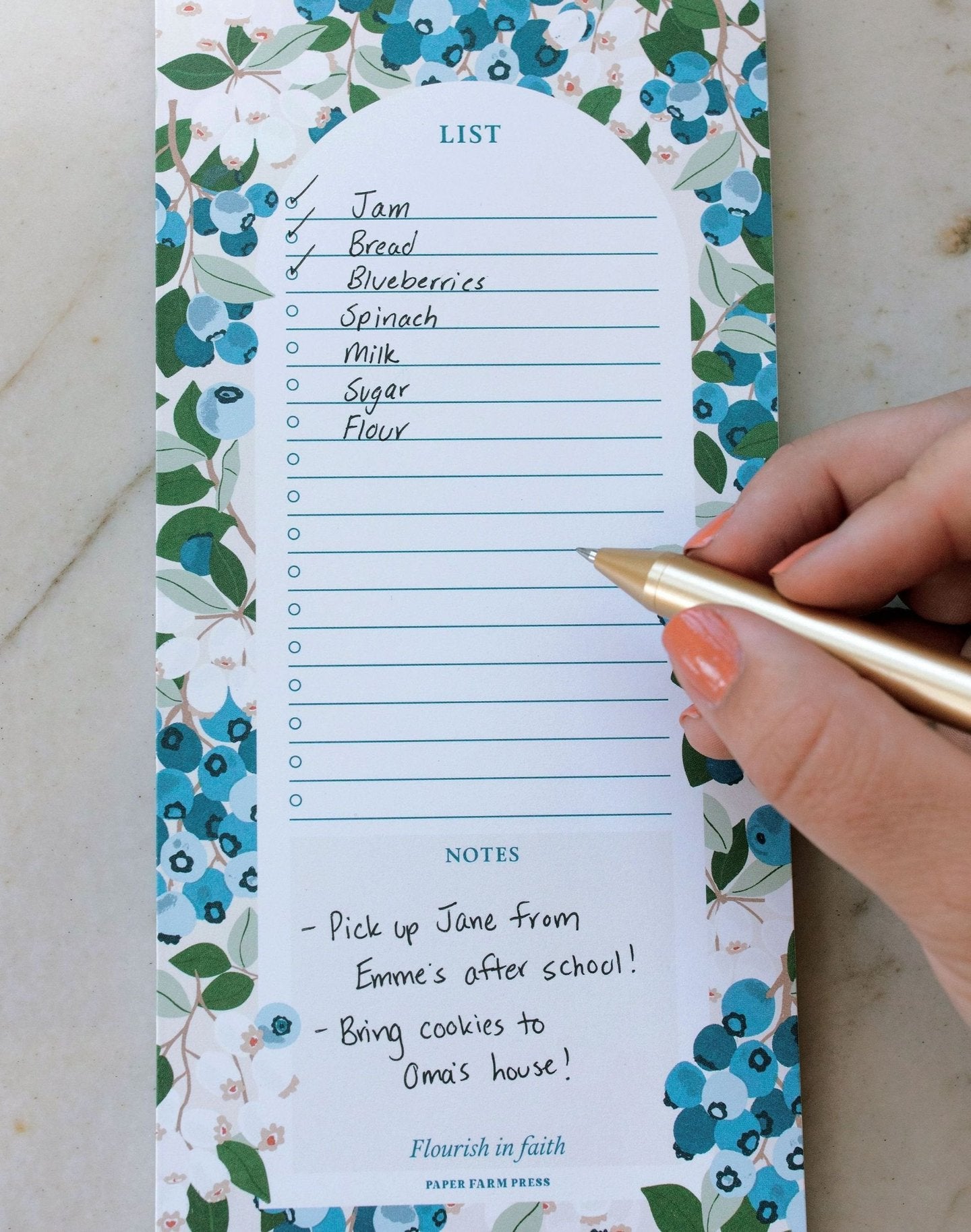 Blueberry Field Market List