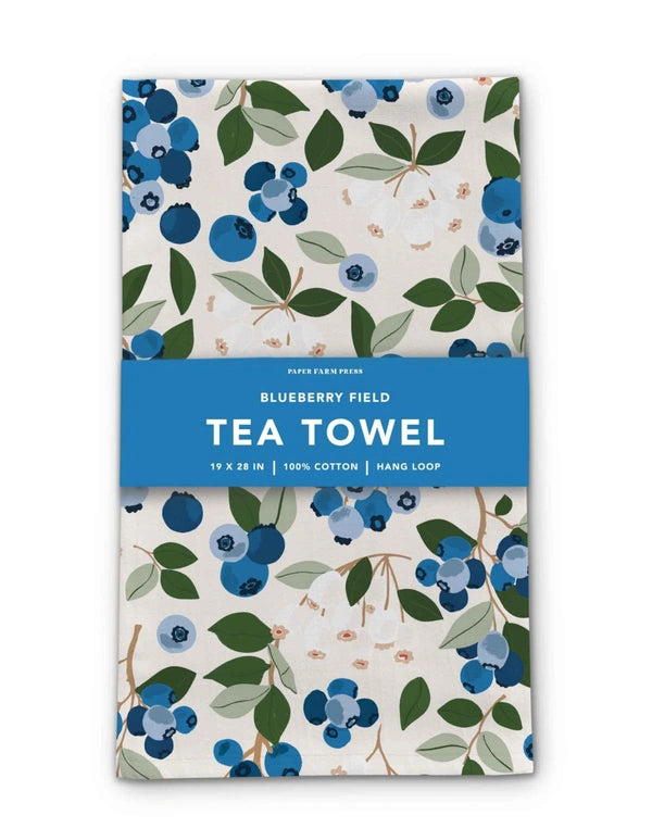 Blueberry Pattern Tea Towel
