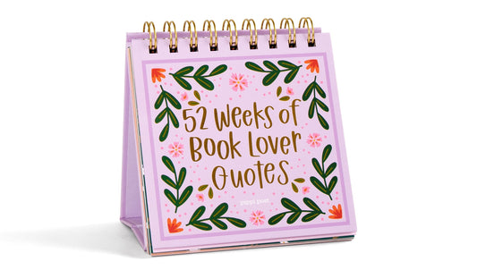 52 Week of Book Lover Quotes Desk Calendar