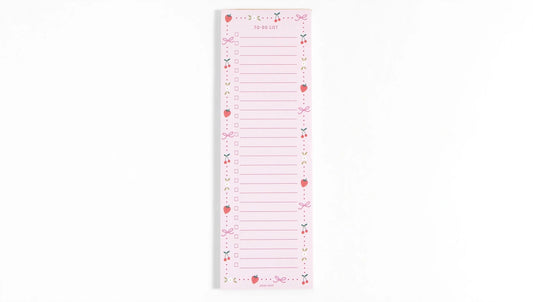 Berries and Bows Notepad 4x12