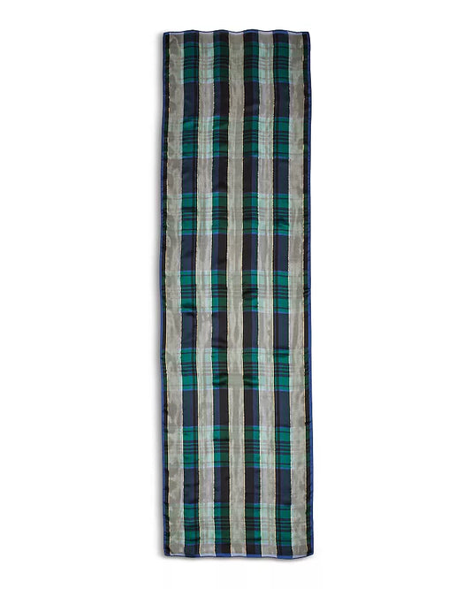 Holiday Plaid Scarf in Blue Spruce