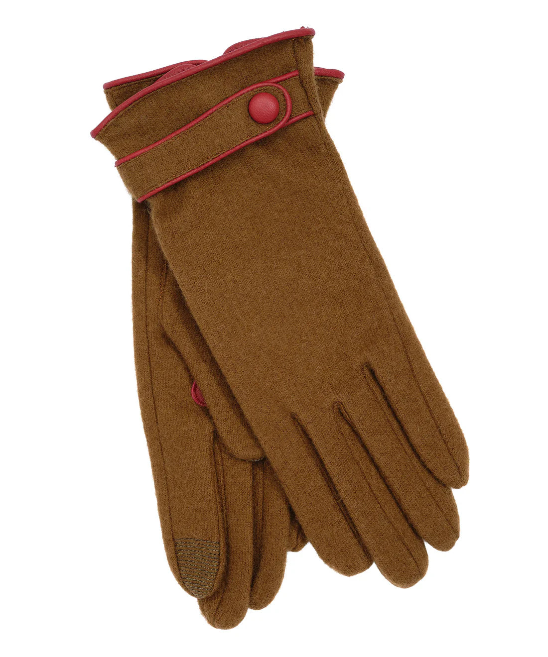 Belted Glove- English Moss