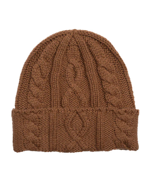 Mixed Cable Hat- Nutmeg