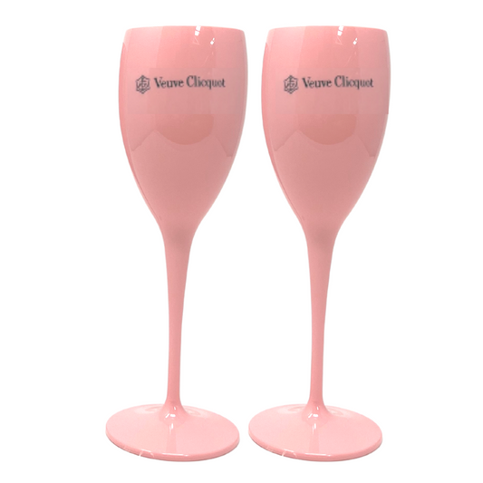 Pink Champagne Flutes