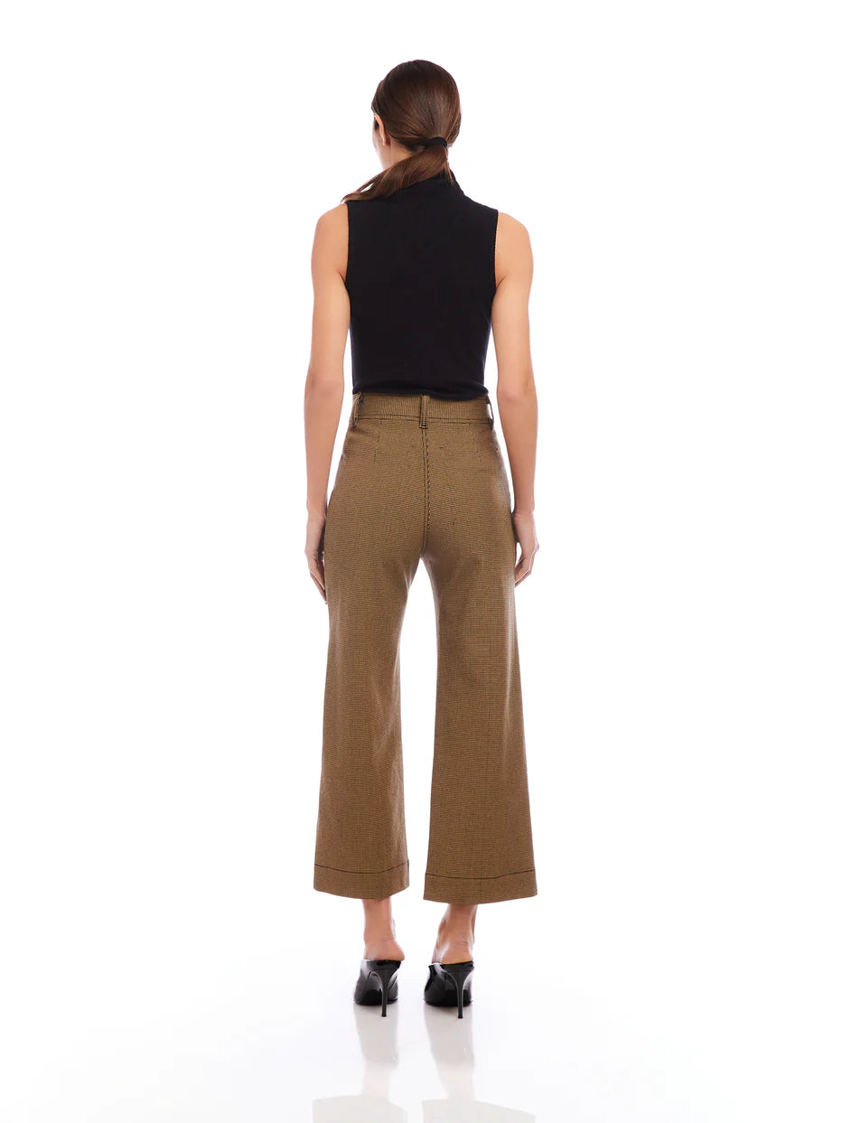 Fifteen Twenty Rylee Houndstooth Crop Pants