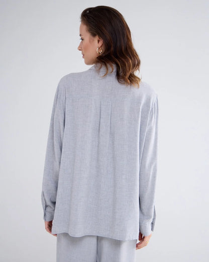 Mist Gray Blouse