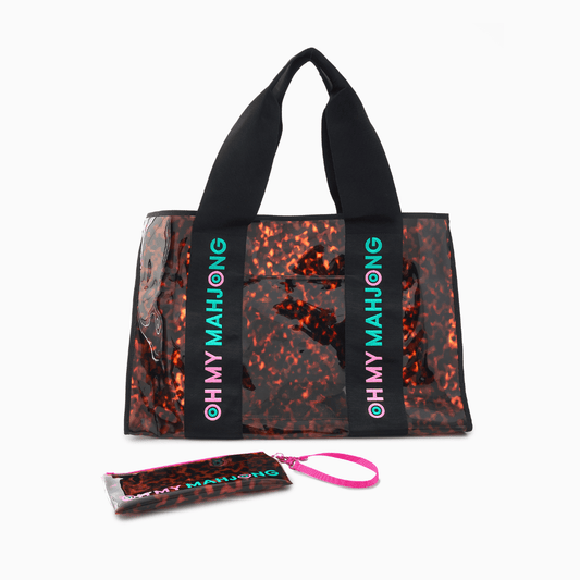 Oh My Mahjong Beach Bag | Tortoise