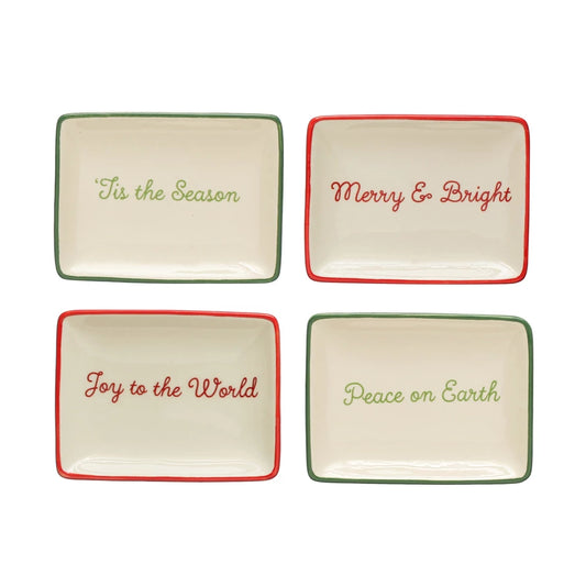 Holiday Stoneware Trinket Dish