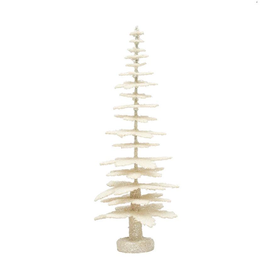Antique Finish Paper Tree-4"