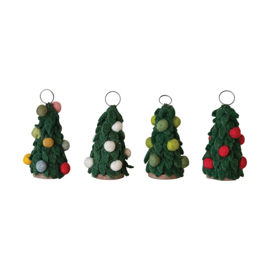 Handmade Christmas Tree Place Card Holders