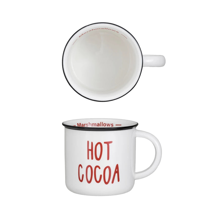 16oz Stoneware Hot Cocoa Mug
