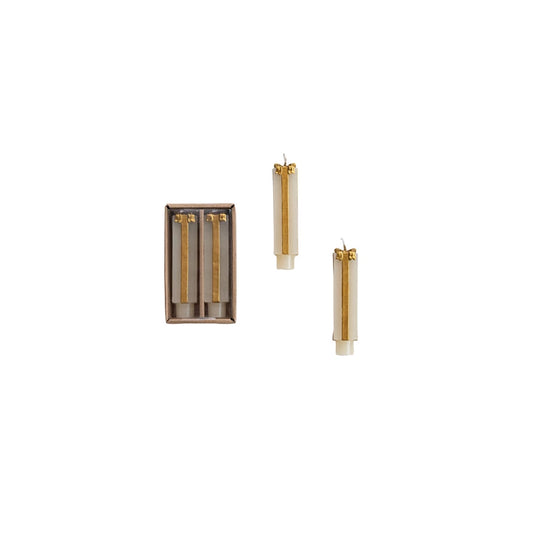 Present Cream Taper Candles