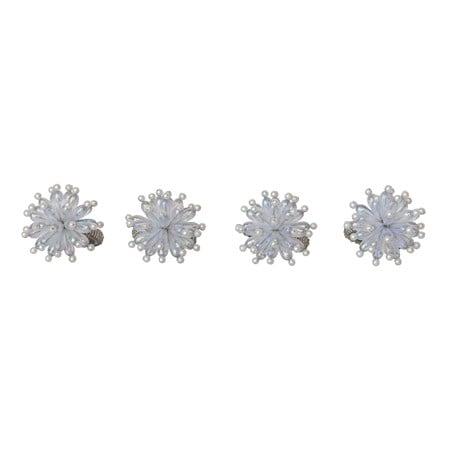 Snowflake Napkin Rings- Set of 4